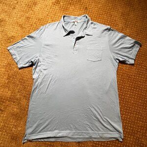 Peter Millar XXL Light Blue Conway Farms Golf Club 100% Cotton Golf Polo Shirt